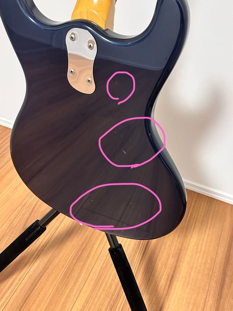 モズライト mosrite ギター 黒雲 ハードケース付き