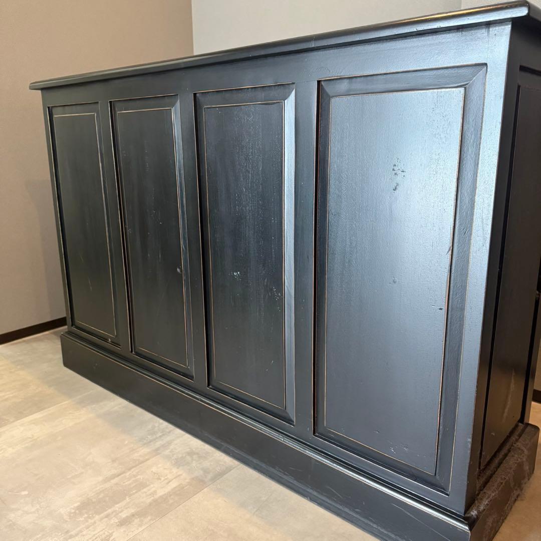 アンティーク調 シューズラック カウンター 店舗カウンター