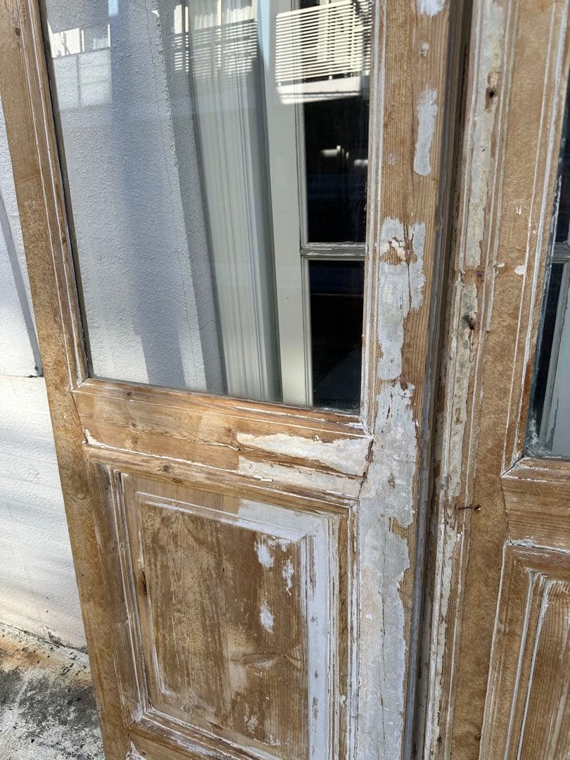 大型アンティーク　ドア2枚set　ヴィンテージ