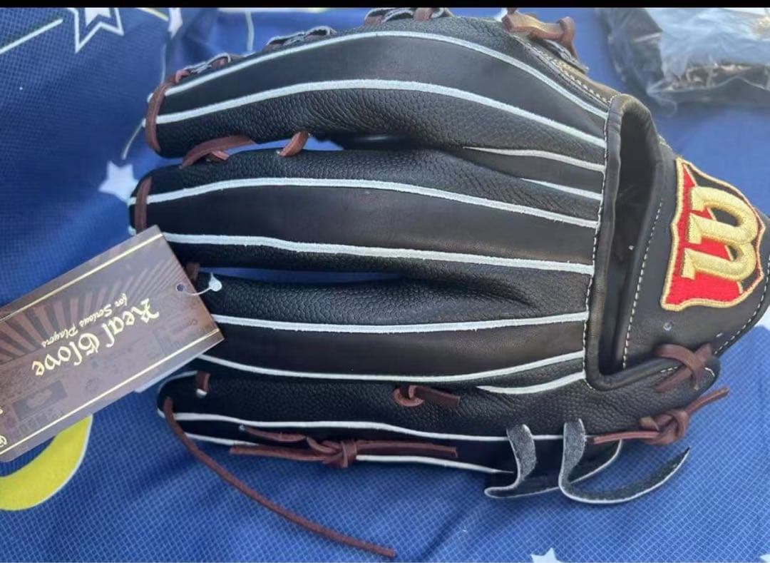 Wilson(ウイルソン) 軟式用 W/S DUAL 外野手用 D8型 ブラック