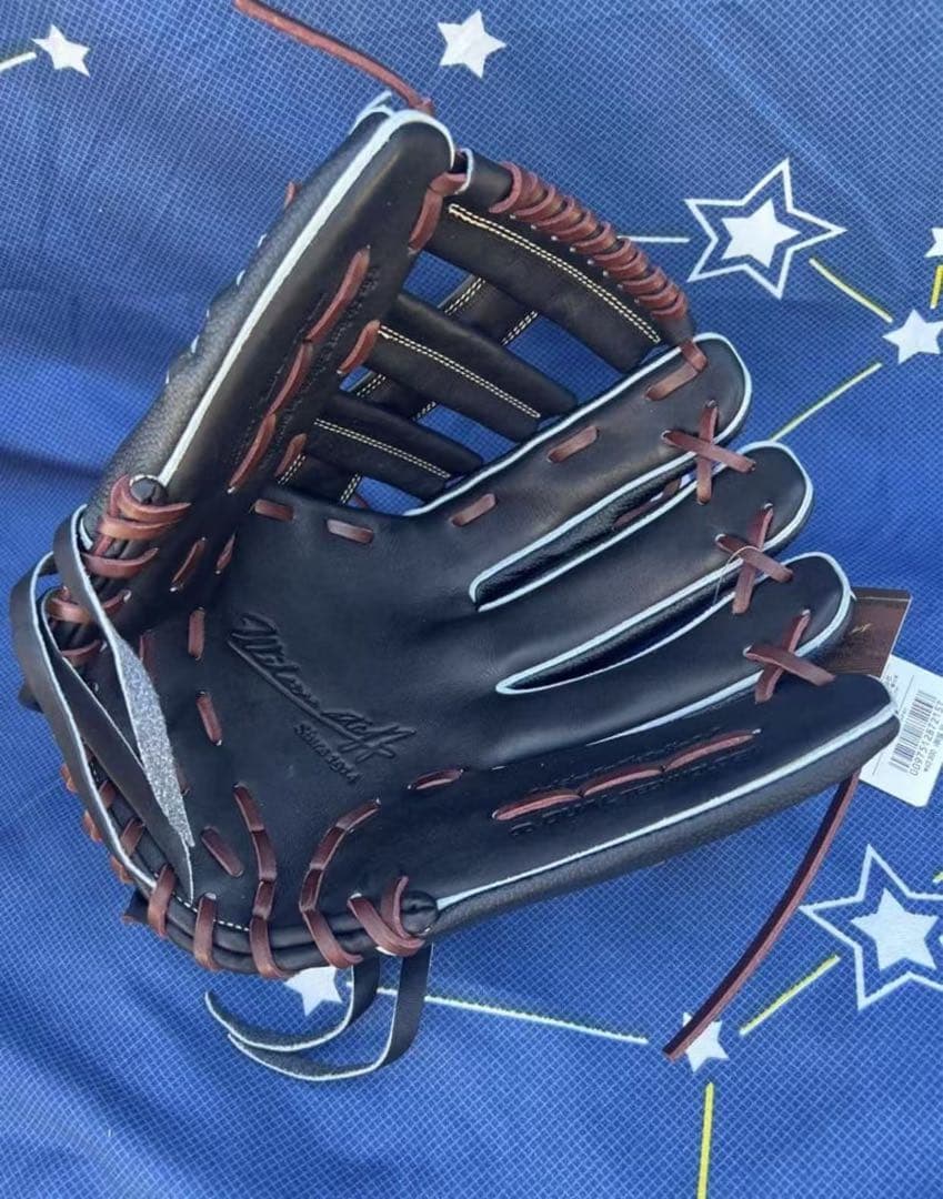 Wilson(ウイルソン) 軟式用 W/S DUAL 外野手用 D8型 ブラック