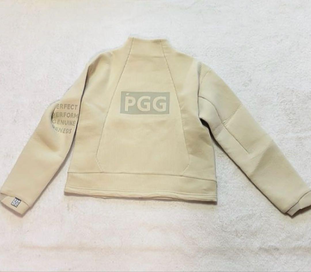 未使用級　PGG パーリーゲイツ ダンボールフルジップブルゾン　ベージュ