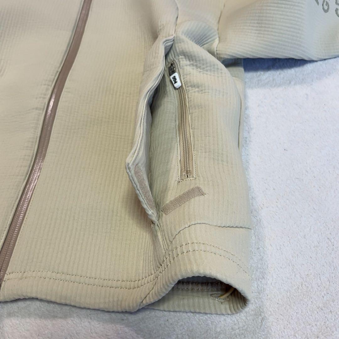 未使用級　PGG パーリーゲイツ ダンボールフルジップブルゾン　ベージュ