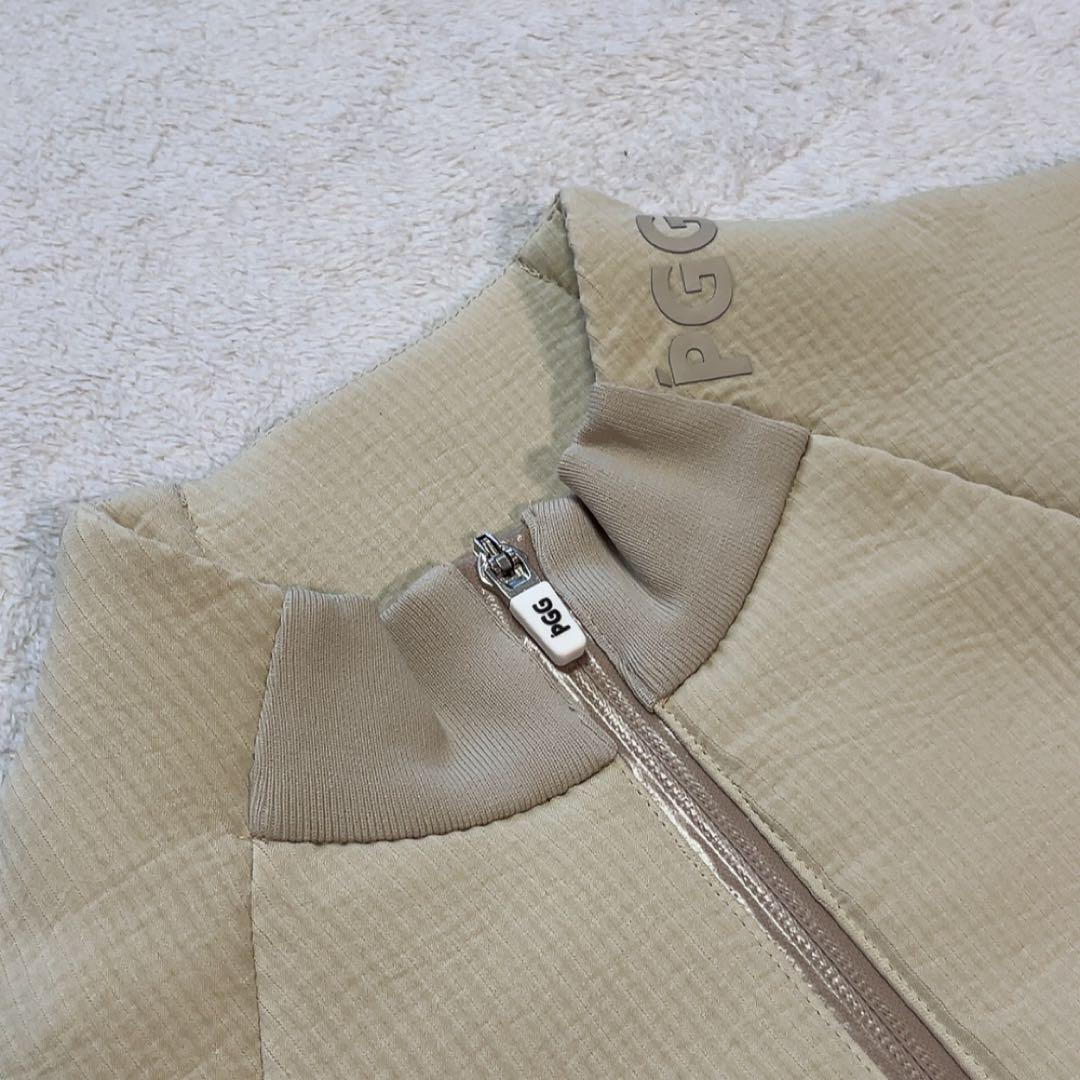 未使用級　PGG パーリーゲイツ ダンボールフルジップブルゾン　ベージュ