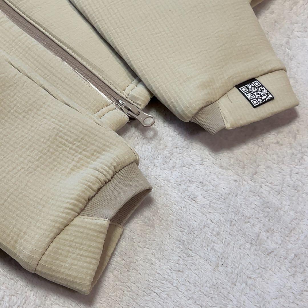 未使用級　PGG パーリーゲイツ ダンボールフルジップブルゾン　ベージュ