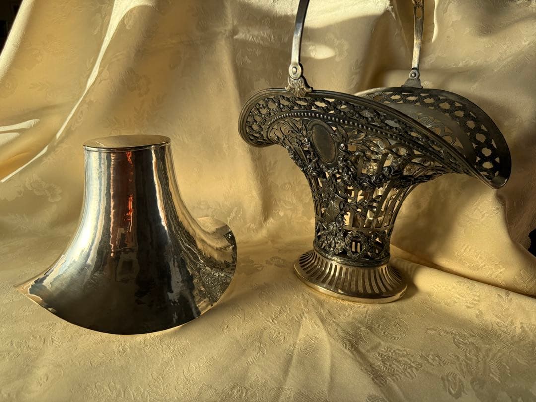 花器　アンティーク　WMF 1909年　ドイツ製　フランス輸出用　特別モデル