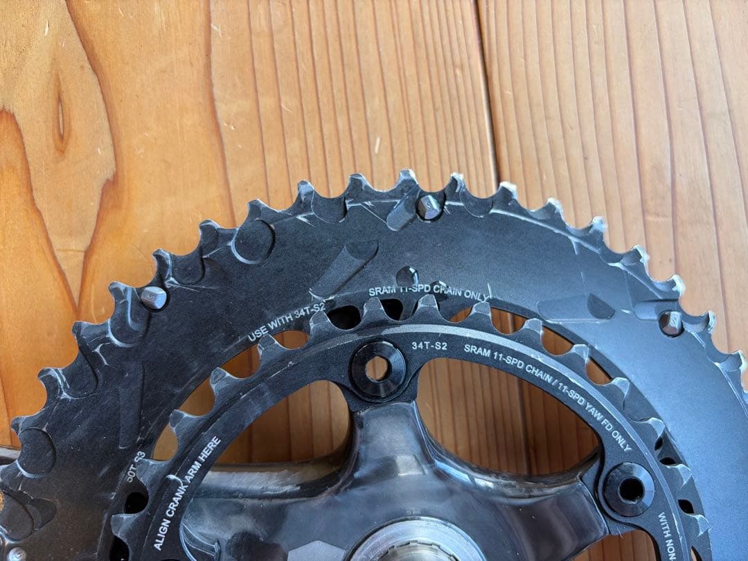 SRAM RED 11s クランク 172.5mm 50-34