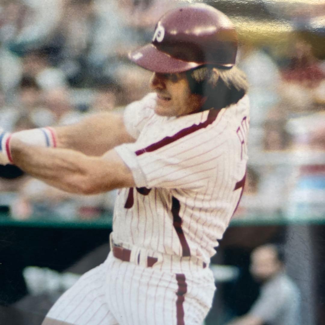 MLBピート・ローズ選手サイン入り写真