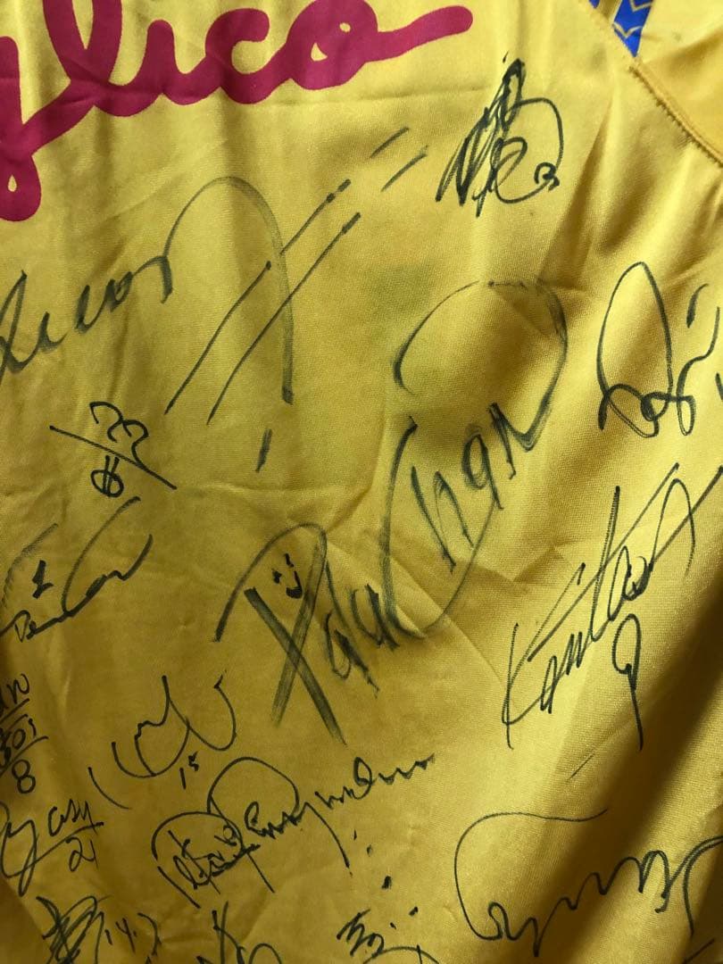 初代清水エスパルス　サイン入りユニフォーム　Jリーグ