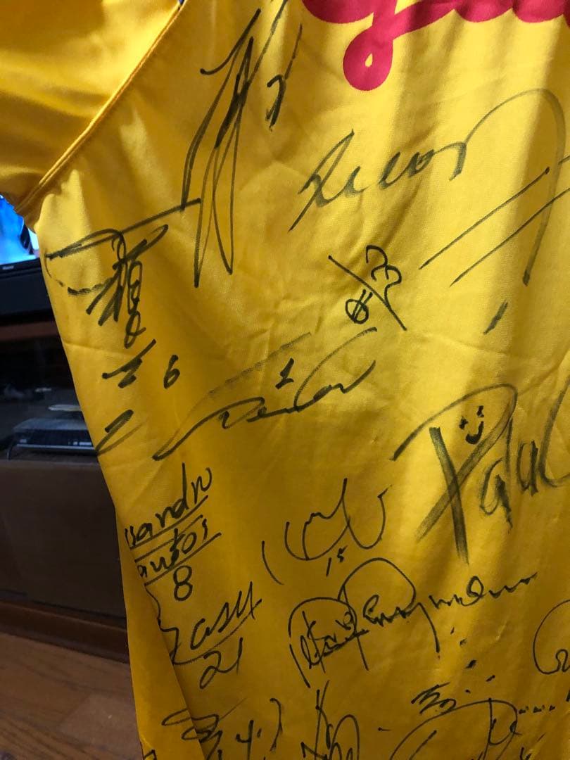 初代清水エスパルス　サイン入りユニフォーム　Jリーグ