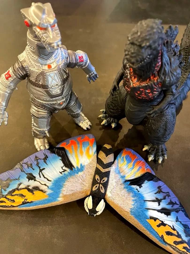 ゴジラ モスラ メカゴジラ フィギュア3体セット 特撮 怪獣