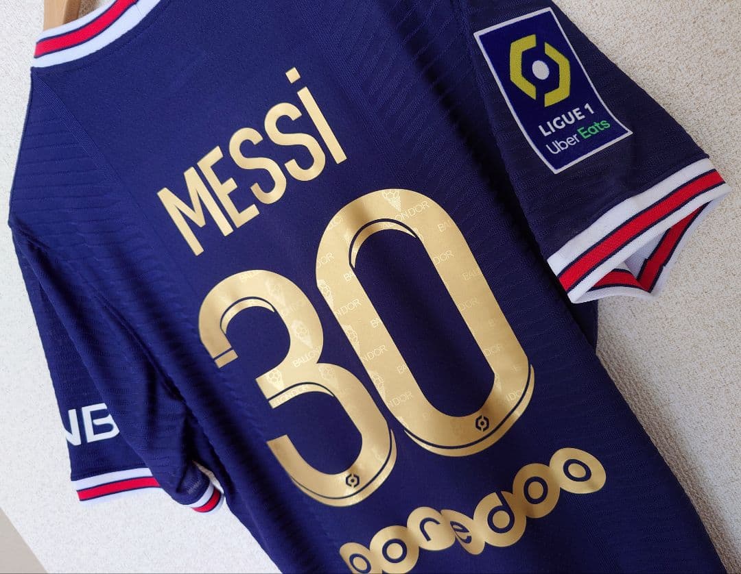 【レア／正規品／新品タグ付】PSG メッシ バロンドール受賞記念 ユニフォーム