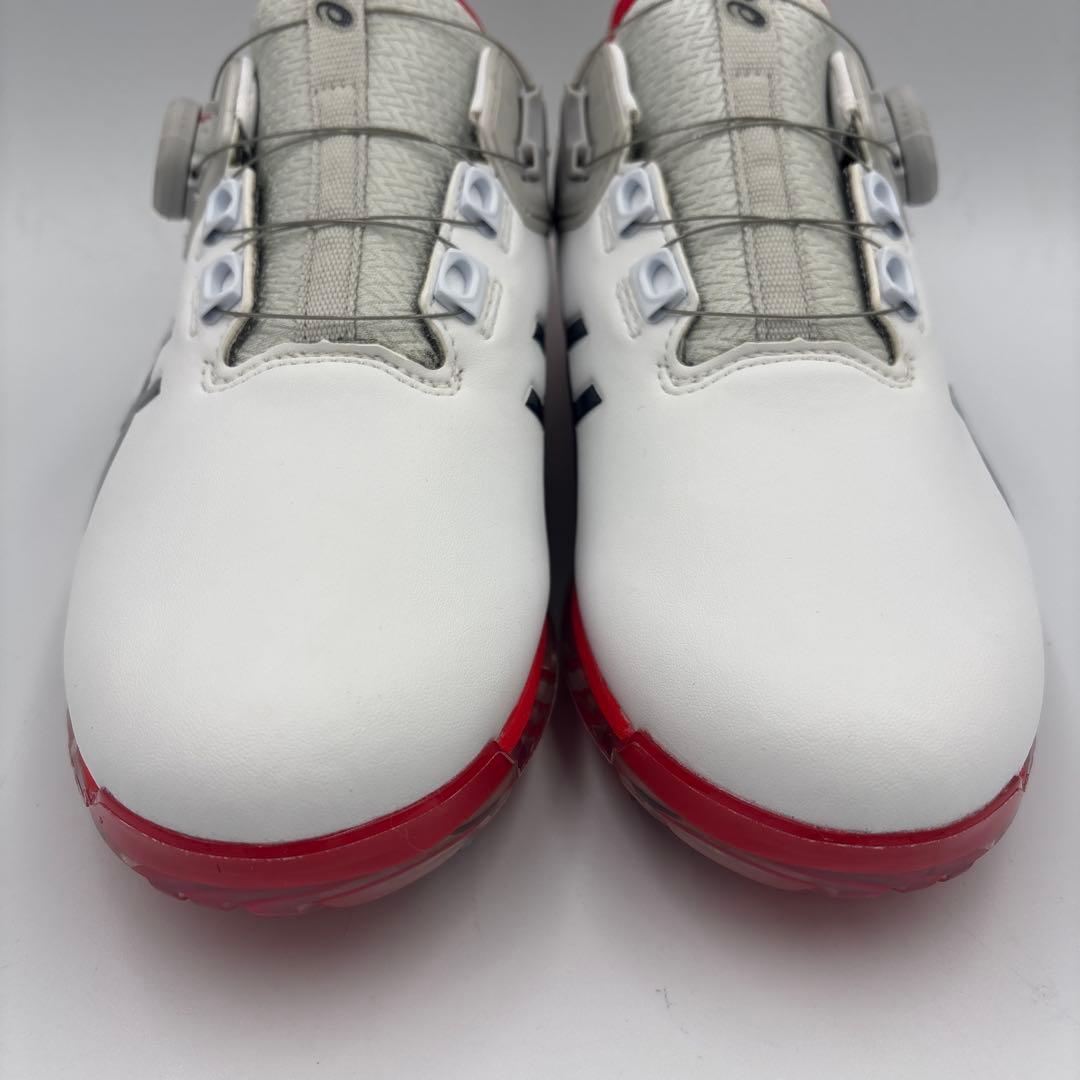 ✨未使用✨アシックス ゲルエースプロ5 ボア【25cm】ホワイト レッド