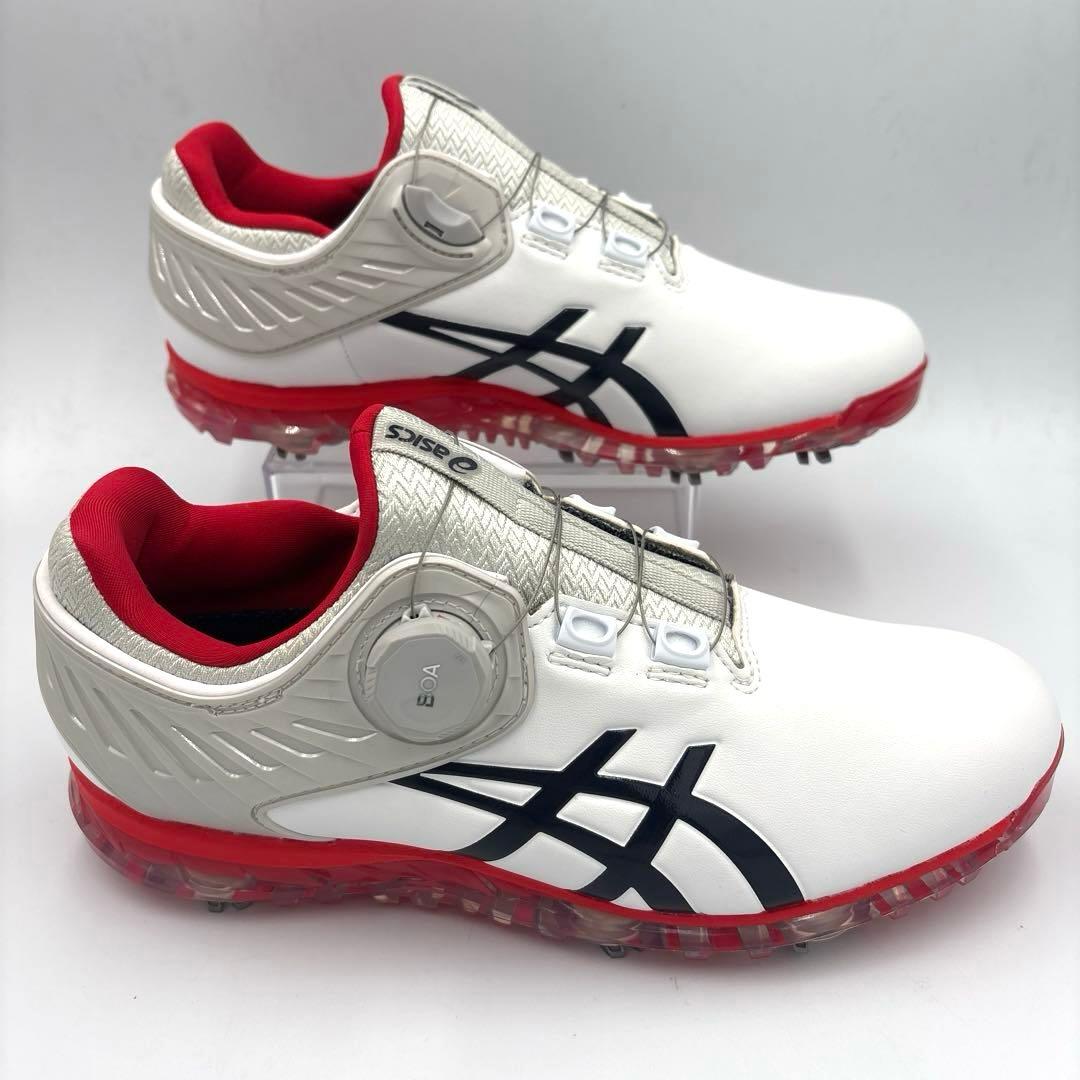 ✨未使用✨アシックス ゲルエースプロ5 ボア【25cm】ホワイト レッド