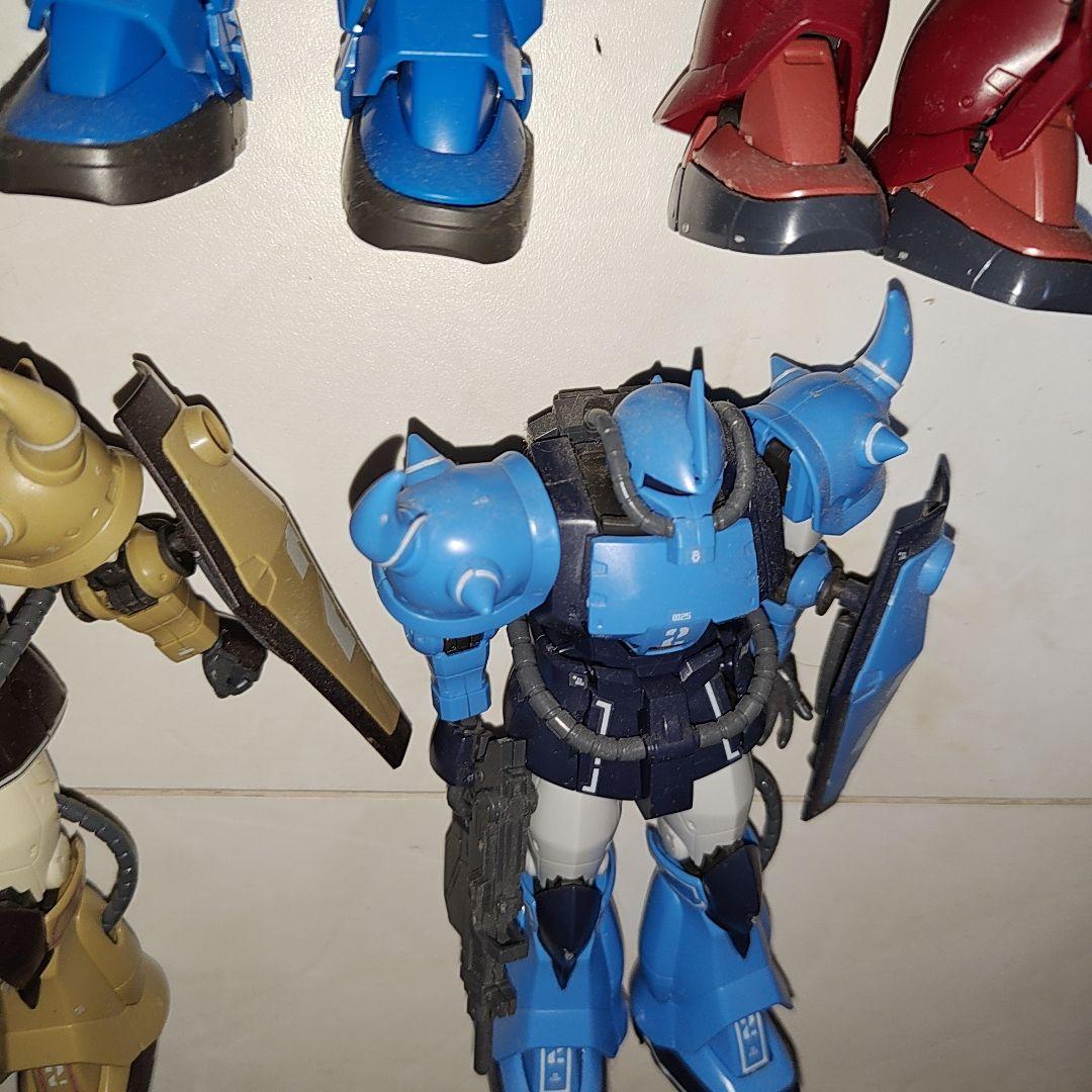 HG ガンダムTHE ORIGIN ザクⅠ ザクⅡ グフ 完成品　ジャンク扱い