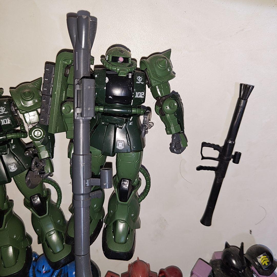 HG ガンダムTHE ORIGIN ザクⅠ ザクⅡ グフ 完成品　ジャンク扱い