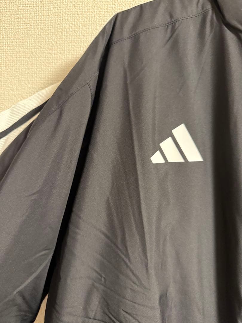 アディダス ブラック ウィンドブレーカー ジャケット　パンツ XL 新品未使用