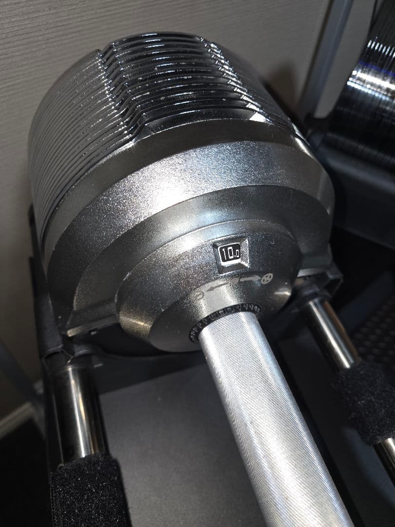 【引取限定】ライシン　プロバーベル 41.5kg×2 シルバー スタンド付