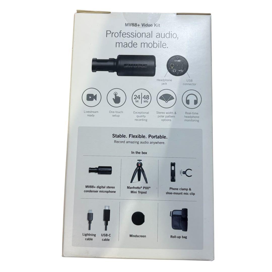 配信機器・PA機器・レコーディング機器 SHURE MV88+ Video Kit