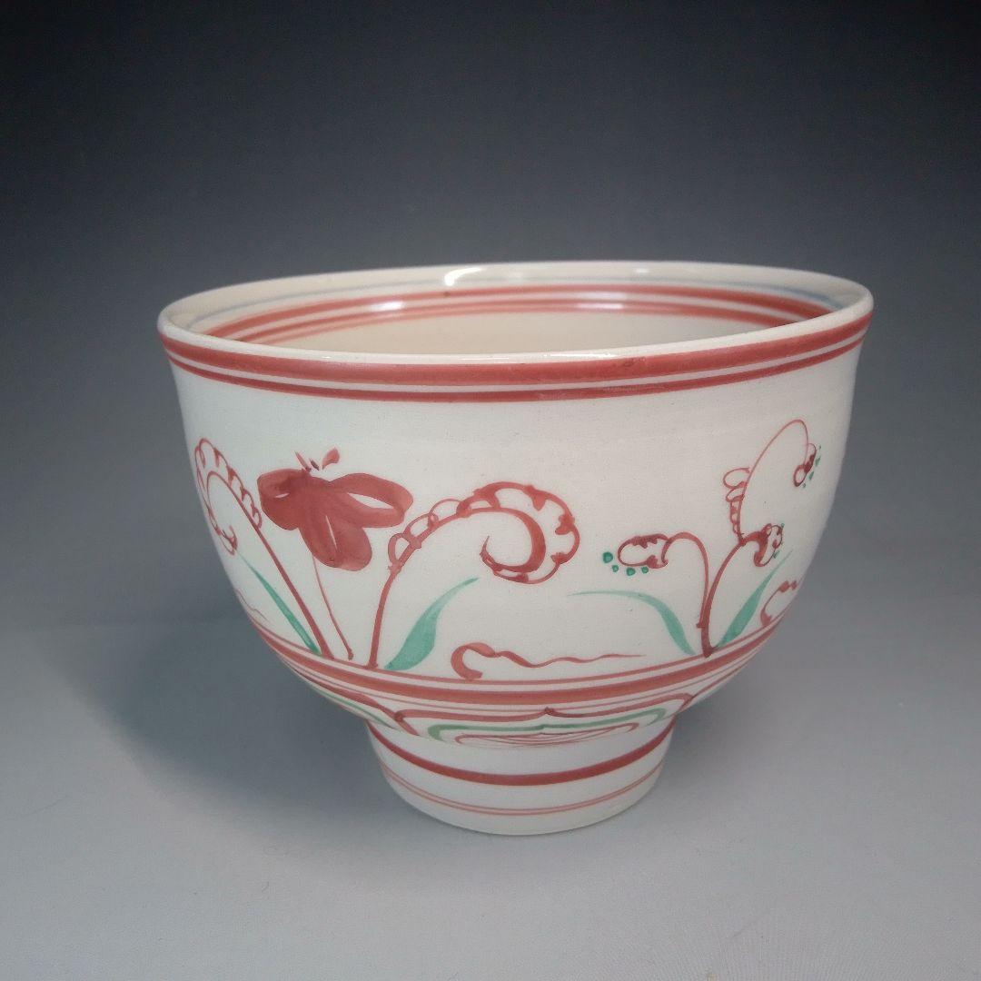 紅安南　茶碗