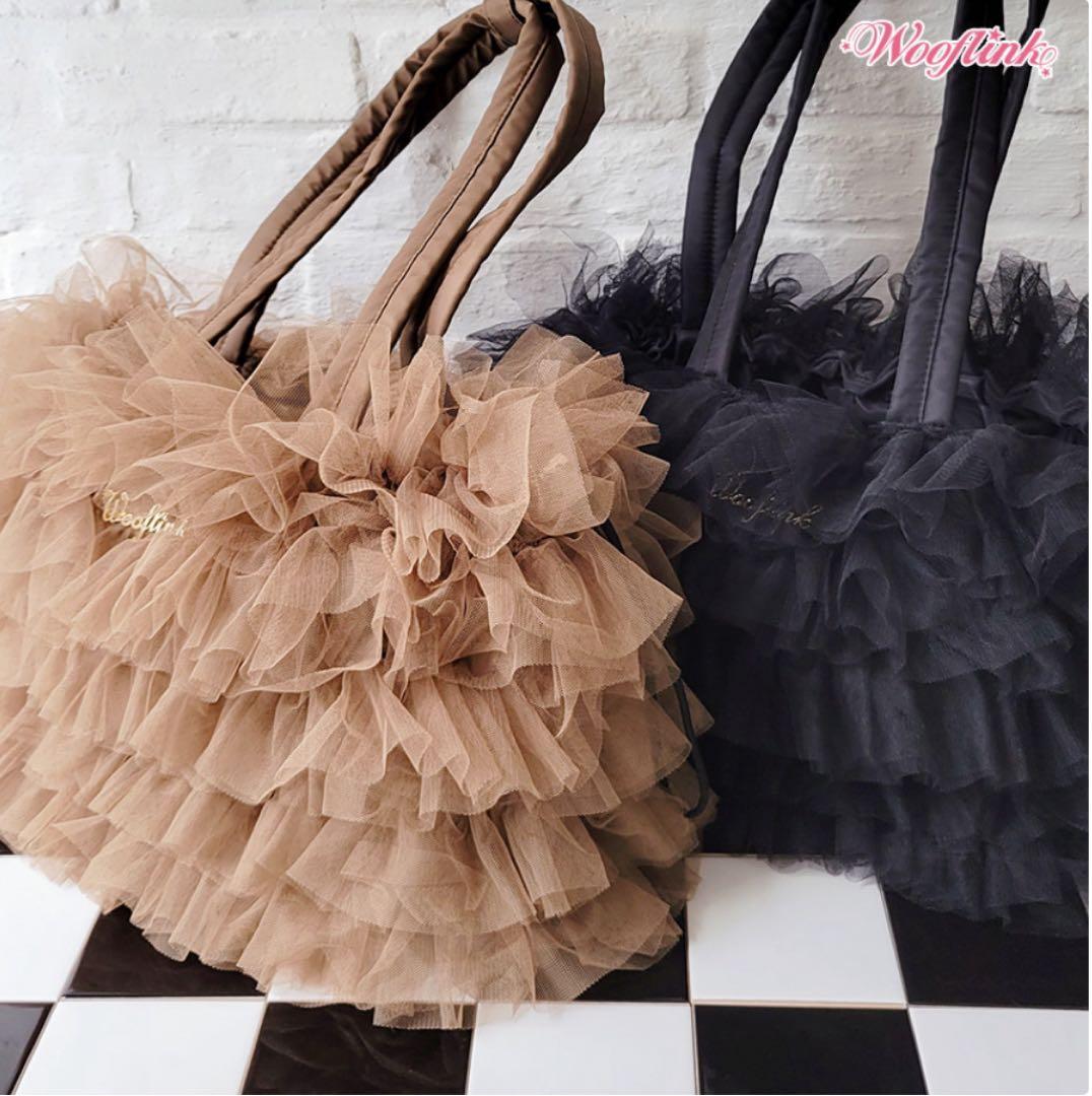 WOOFLINK(韓国ブランド)セレブ犬用キャリーバッグ 黒 送料無料