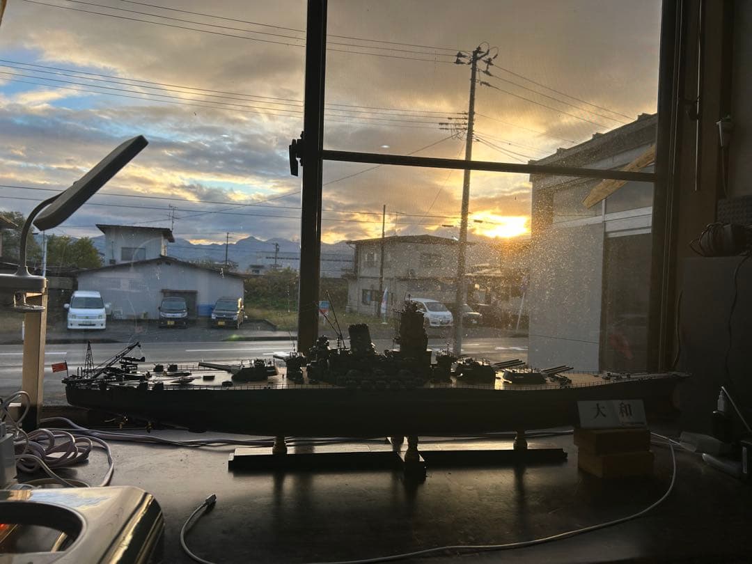 実物感(超戦艦大和)DeAGOSTINIサイズ1/250(長1100重10kg)