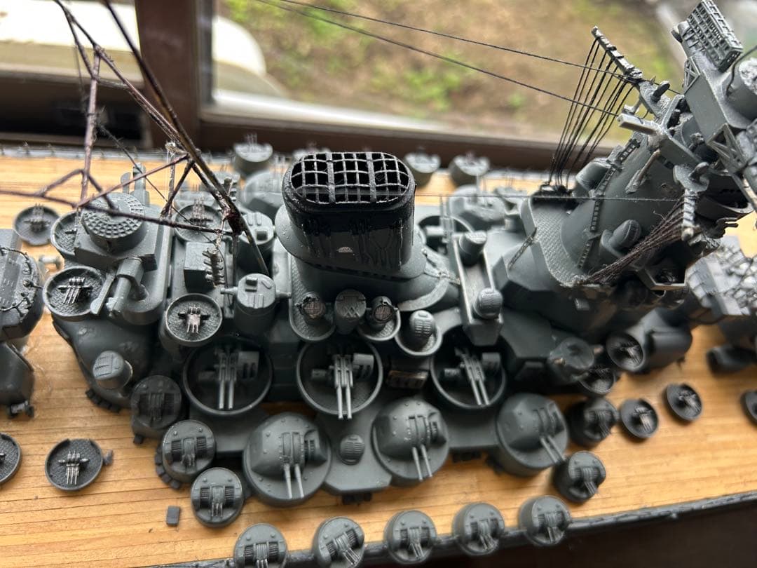 実物感(超戦艦大和)DeAGOSTINIサイズ1/250(長1100重10kg)