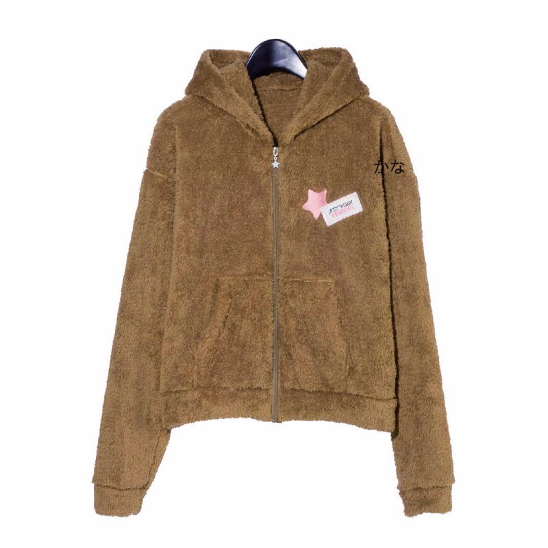 NCT WISHFUL ポップアップ ボアジップアップパーカー フーディー