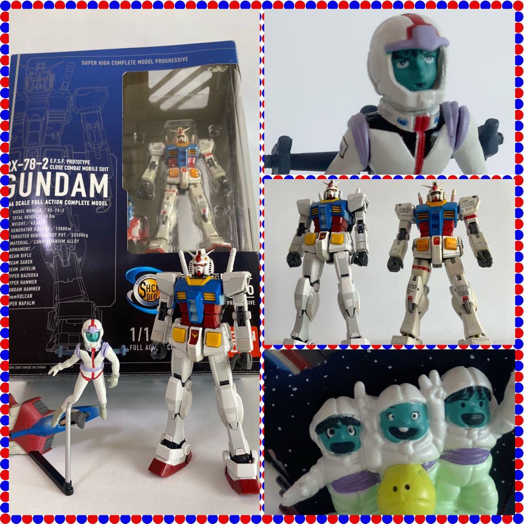 ガンダム【２体セット】スーパーハイコンプロ！RG！アムロ！カツ！レツ！キッカ！