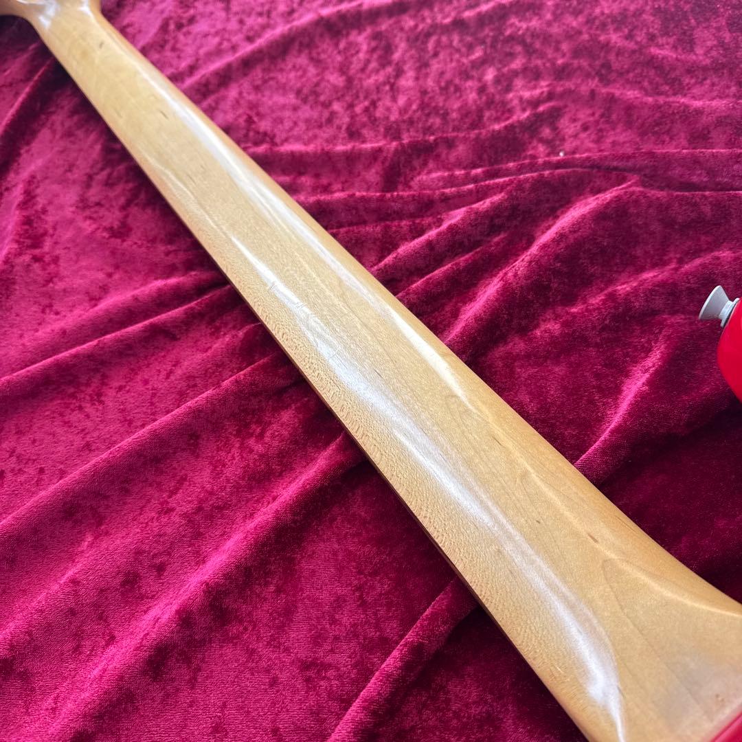 メンテ済 Squier by Fender PRECISION BASS RED