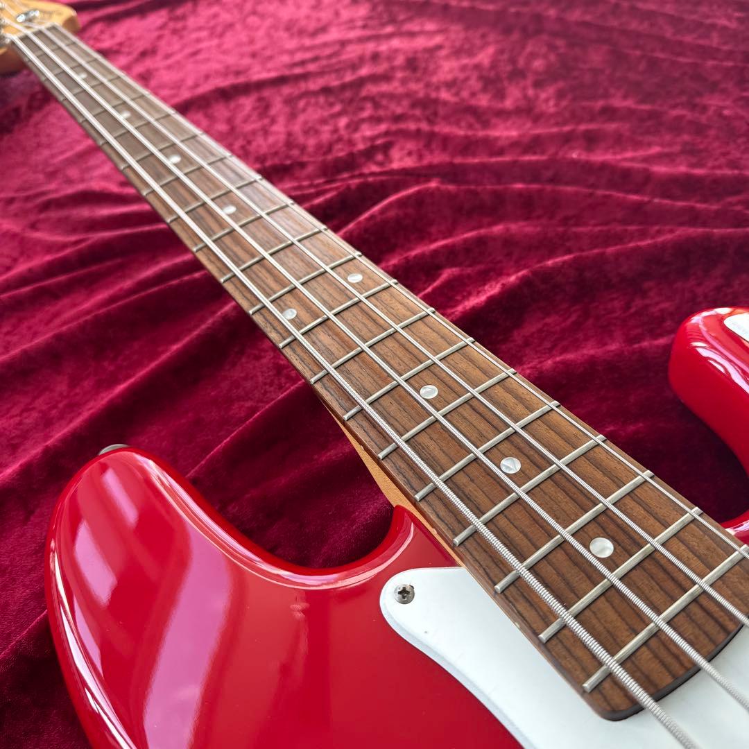メンテ済 Squier by Fender PRECISION BASS RED
