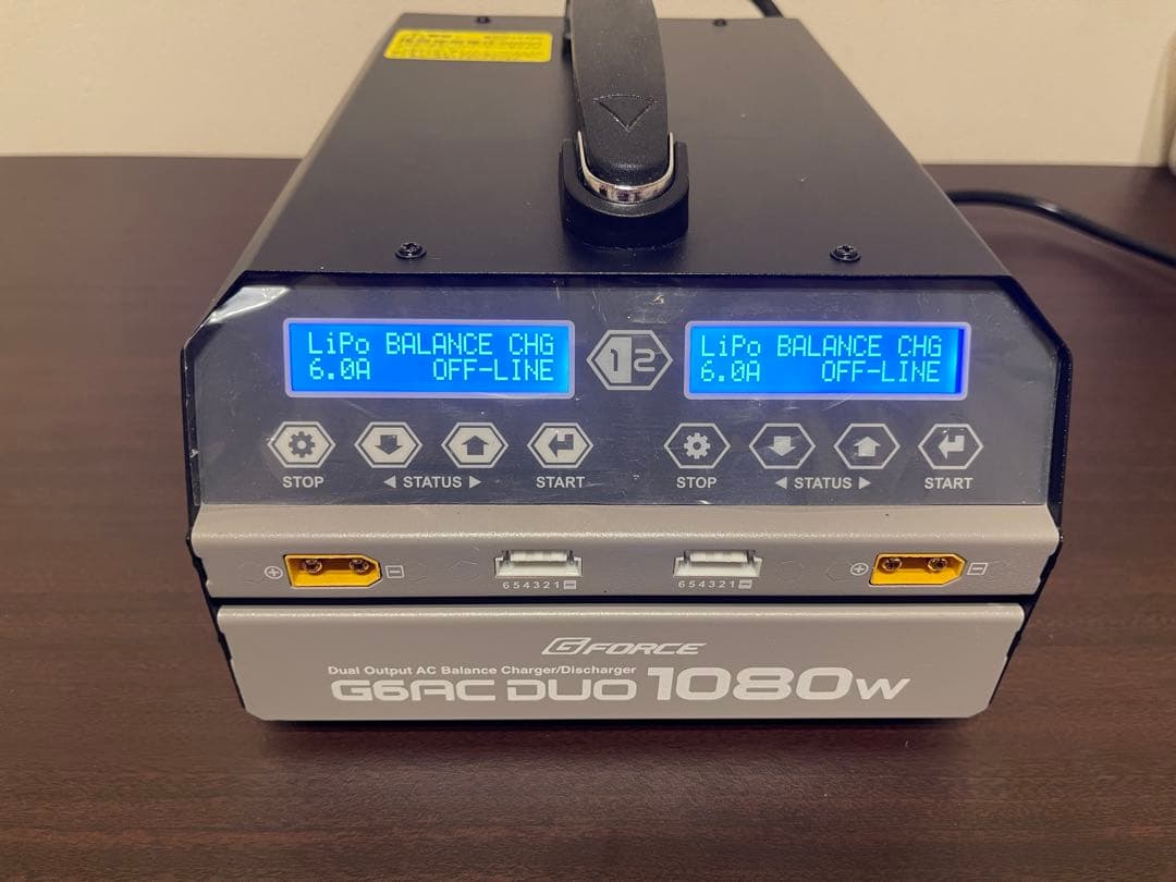中古　ジーフォース　G6AC 1080W 充電器　6セル専用＠