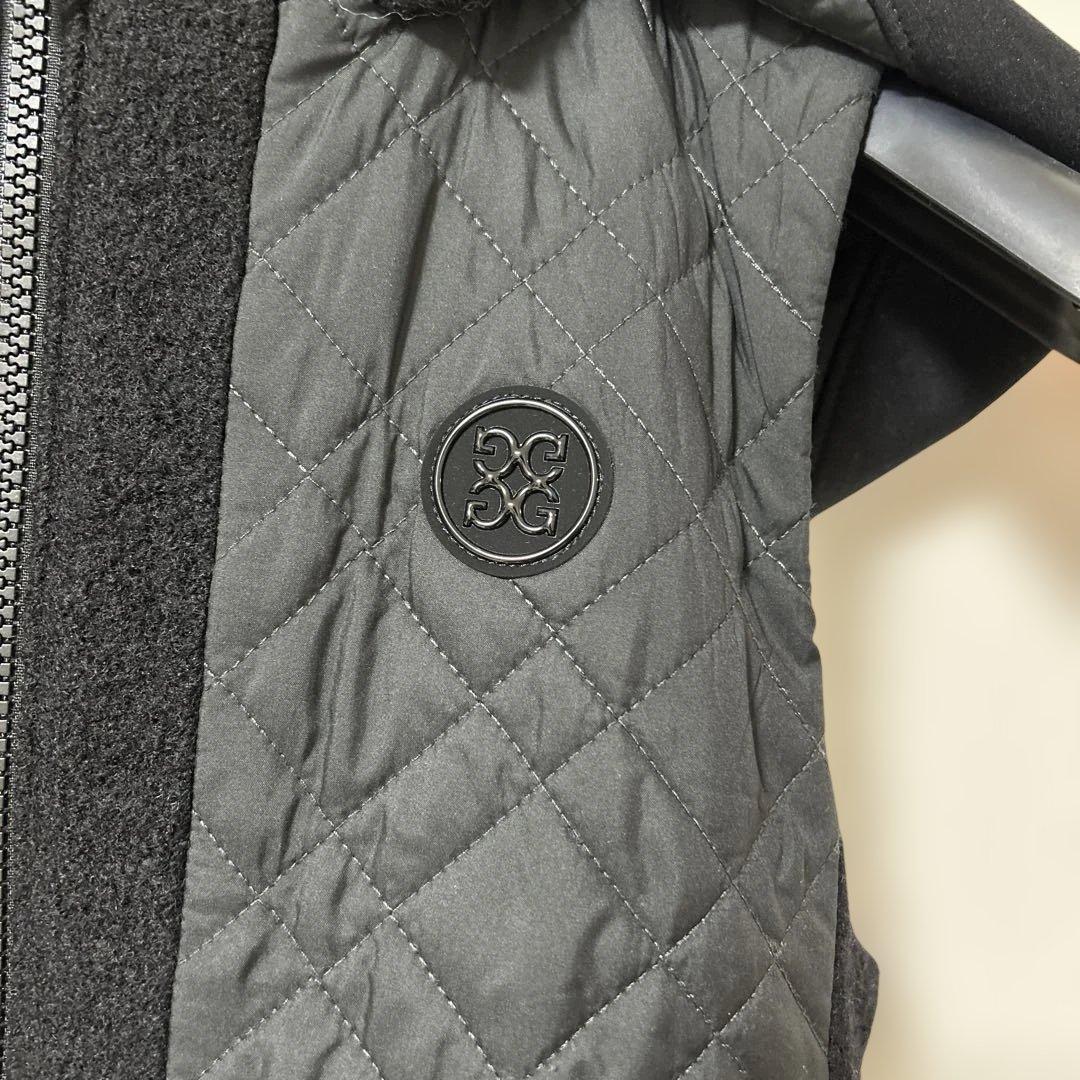 ブラックキルティングジレ レディースジャケット