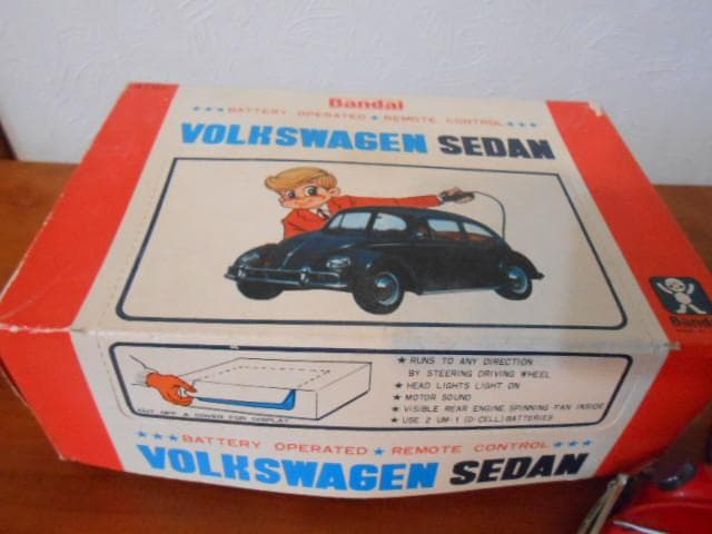 ★入手困難！バンダイ VW ワーゲン ビートル ブリキ 玩具 当時物★