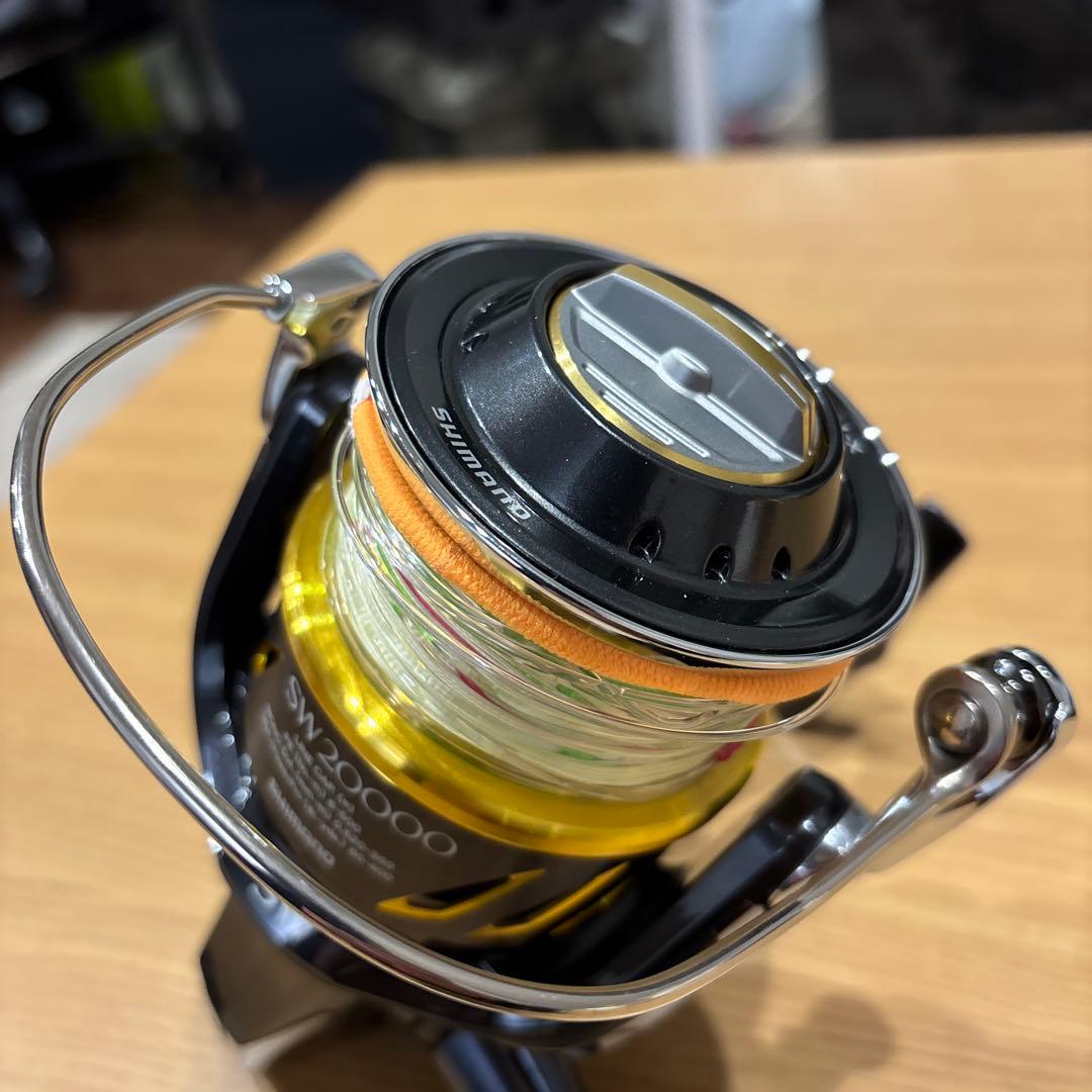 更に新品PE10号つけます❗️13ステラSW 20000PG おまけ8号ライン