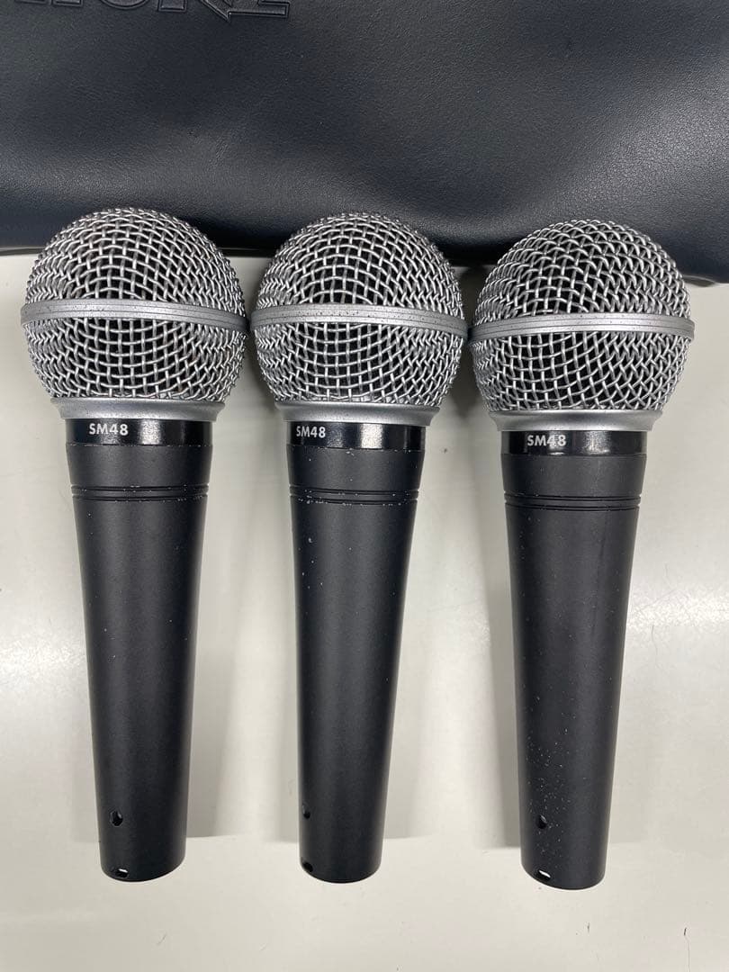 SHURE SM48 ダイナミックマイク 3本セット