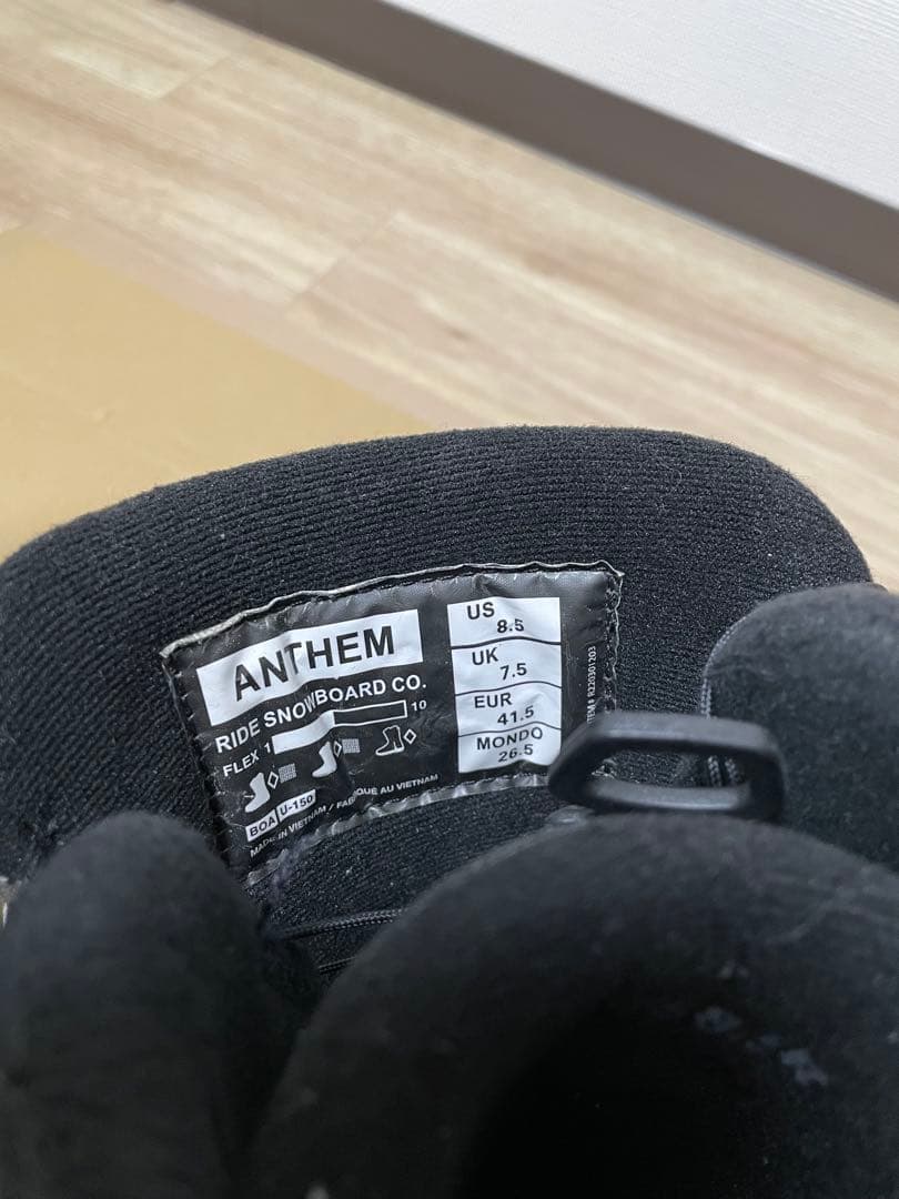 アンセム スノーボードブーツ ブラック/オリーブ