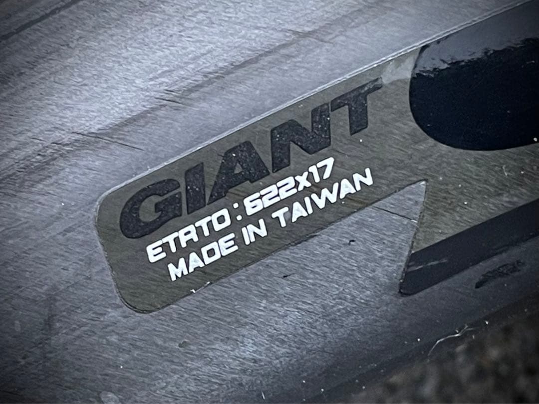 GIANT SLR0 リムブレーキカーボンホイールセット