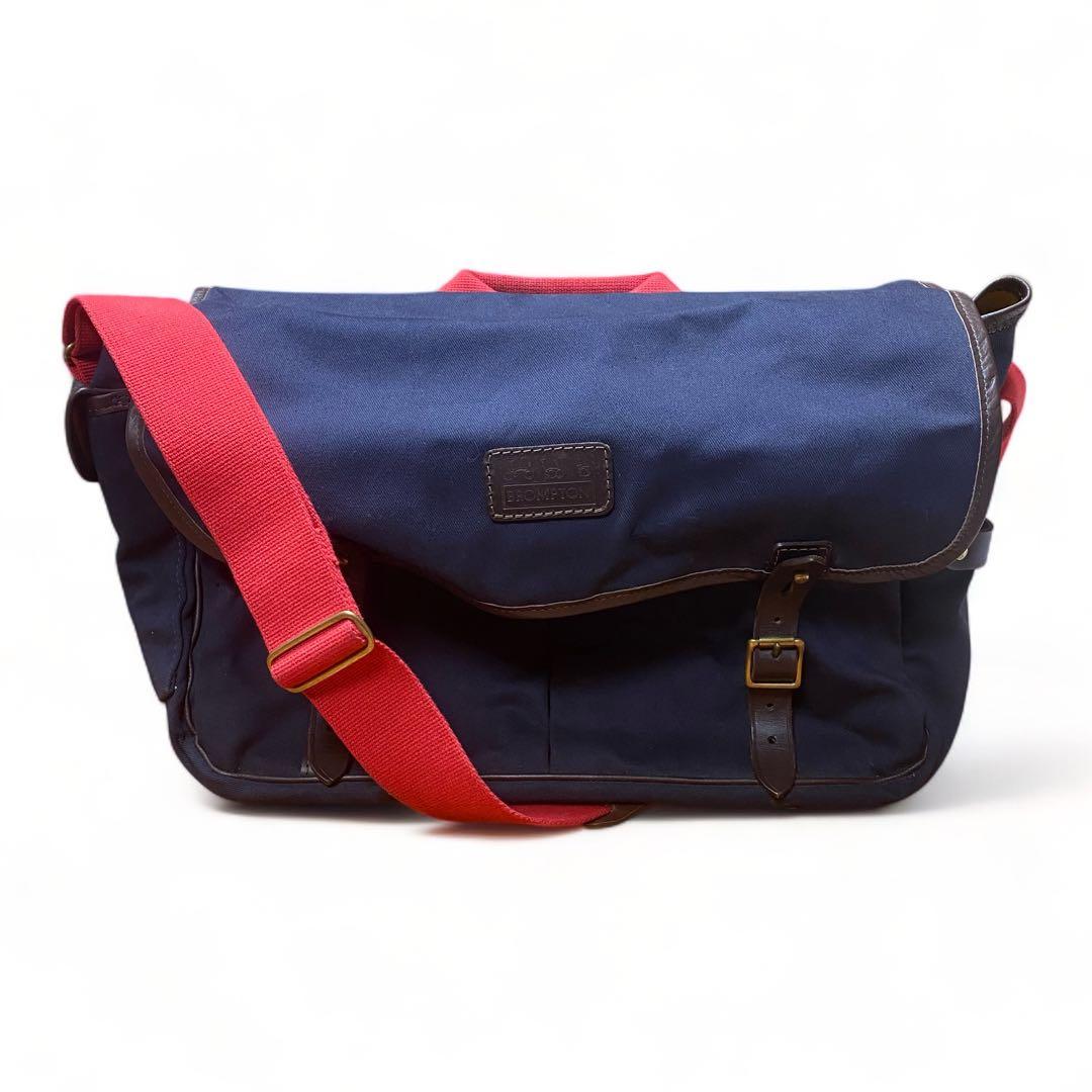 【純正フロントバッグ】BROMPTON 英国製 GAME BAG ネイビーブルー