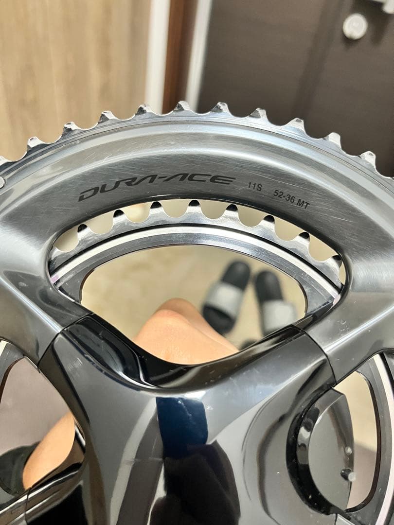 極美品　FC-9100-P チェーンリング走行少 デュラエース