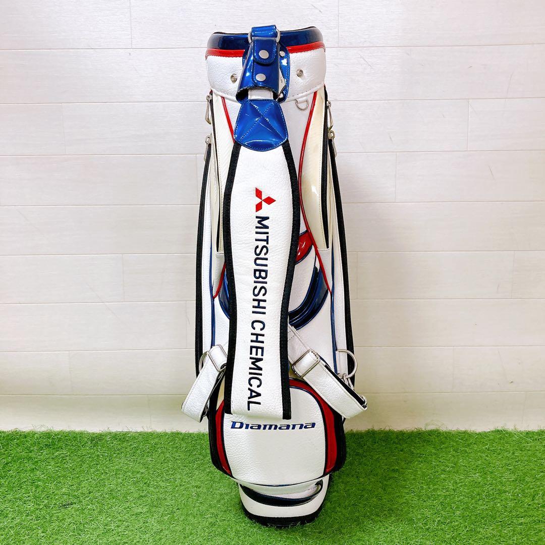 M1.ディアマナ　スタンド式　エナメル高級キャディバッグ　ゴルフクラブケース