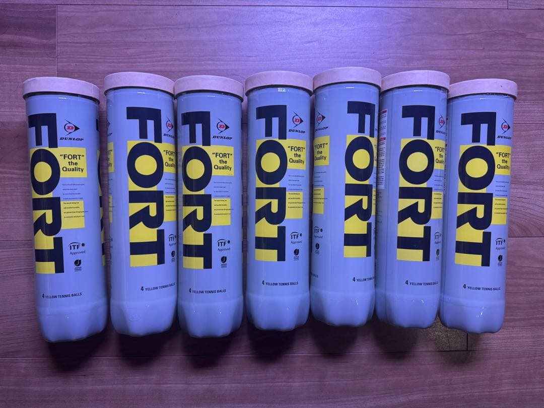 新品 ダンロップ フォート FORT 4球入り7缶