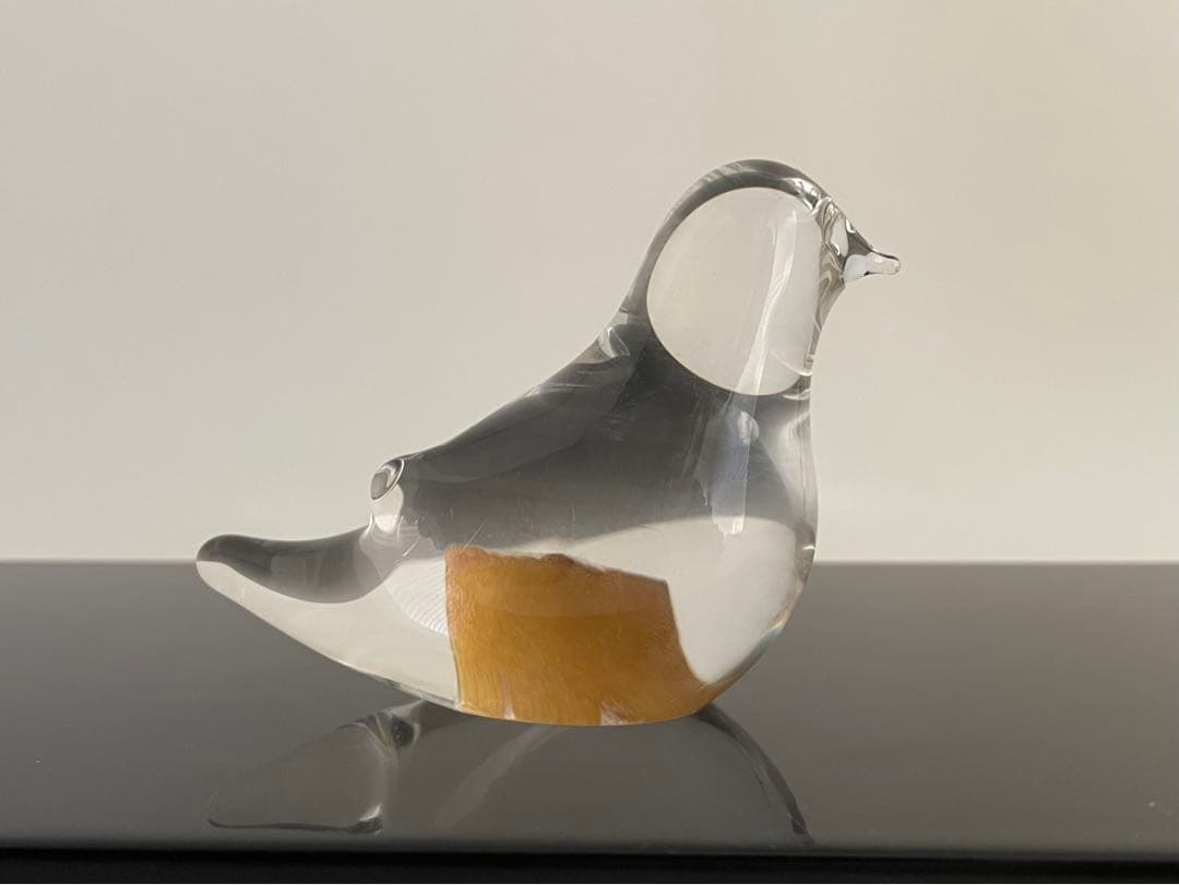 ヌータヤルヴィ nuutajarvi ガラス 鳥のオブジェ　イッタラ バード