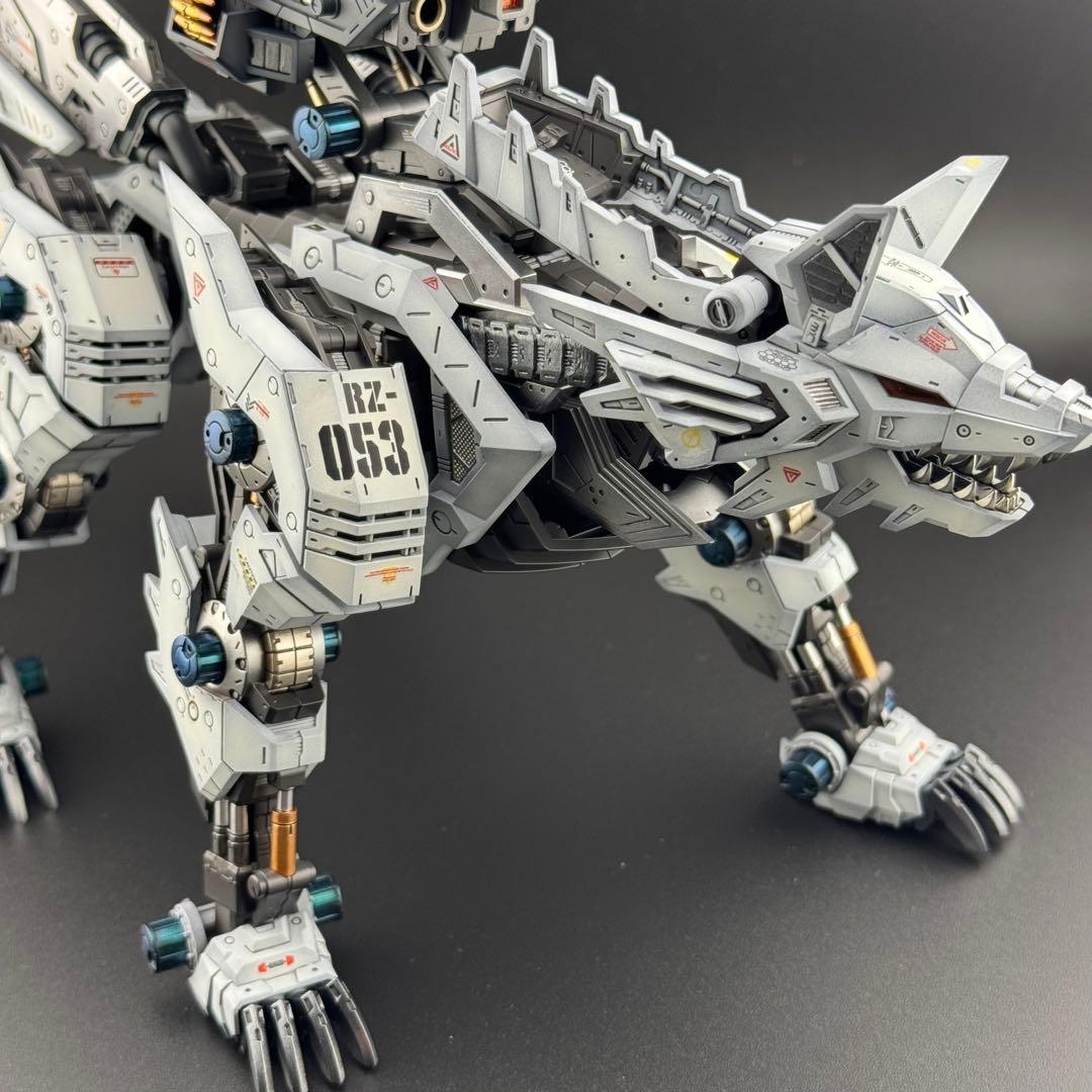 コトブキヤ ゾイド ケーニッヒウルフ デュアルスナイパーライフルセット 全塗装