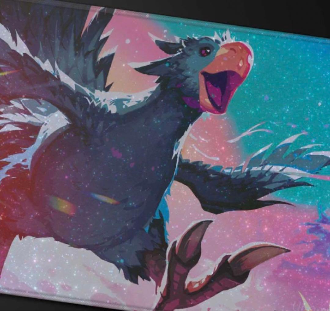 ウルトラプロ 《旅するチョコボ（ブラック）》ホロフォイル プレイマット