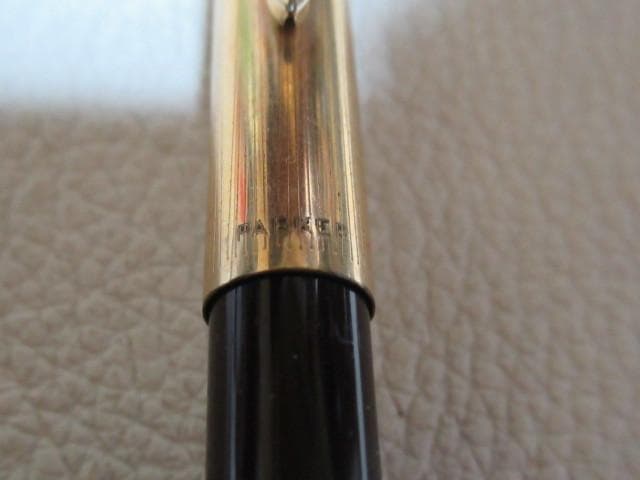 ◆美品 1940年代 米国製！パーカー 金キャップ えんじ軸 ノック式ペンシル
