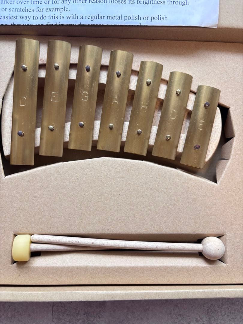 【新品未使用】箱付き アウリスグロッケン ペンタトニック7音 鉄琴 |AUKPH