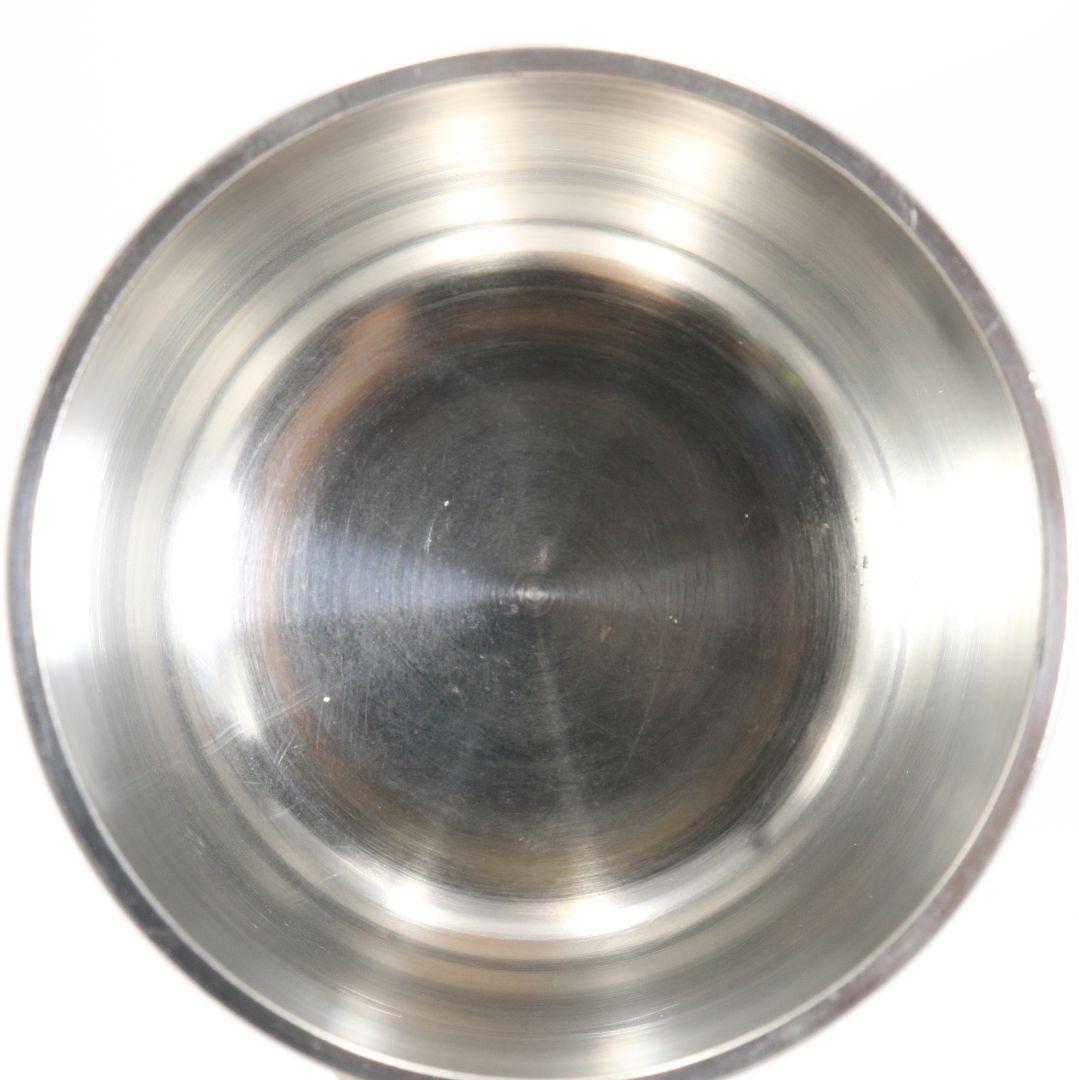 大丸精製 四君子文茶こぼし 七宝透蓋 錫製建水 煎茶道具 約288g　M257