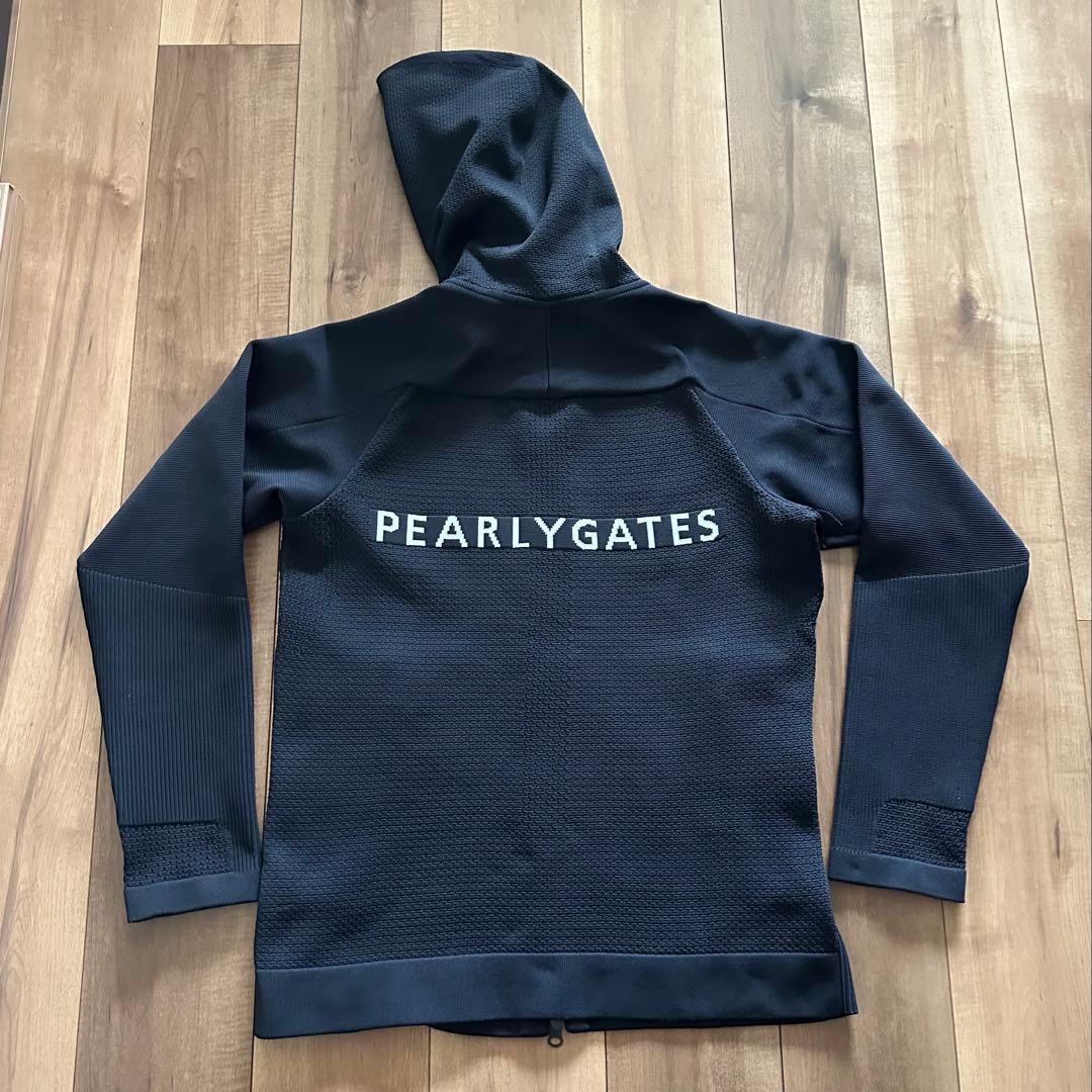 PEARLY GATES フルジップ フーディ ニットジャケット ネイビー 4
