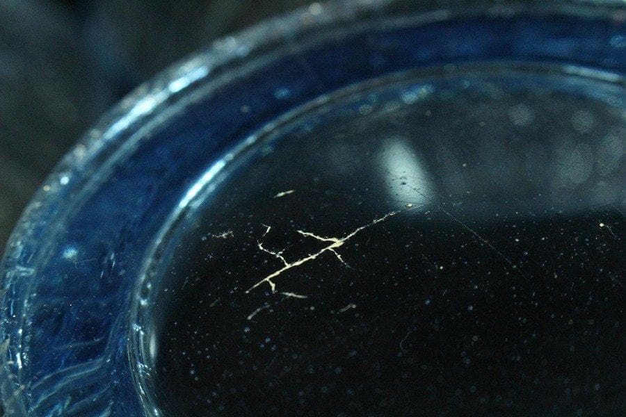 レトロ カットガラス 鉢 小碗 八客 揃 旧家蔵出